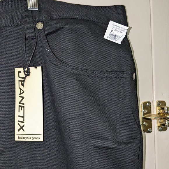 Jeanetix Men’s Black Denim Jeans Size 48x32 New With Tags Streetwear Hip Hop - Picture 3 of 9